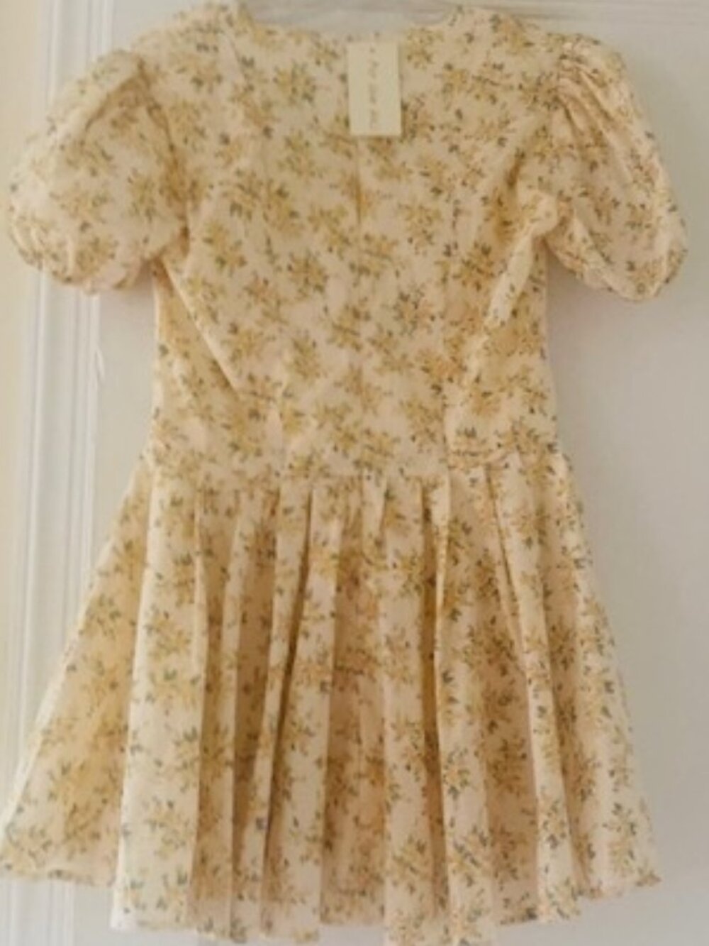 For The Love Bell Mini Dress Prairie Cottagecore Coquette Milkmaid - Picture 3 of 15